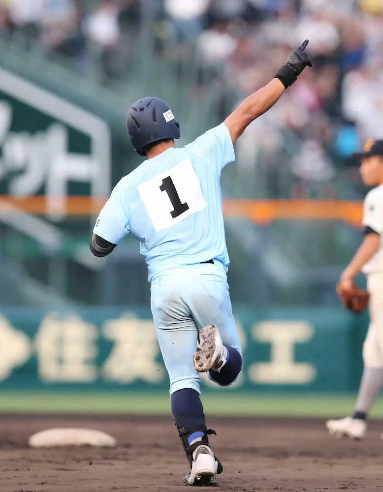 【画像・写真】【甲子園】近江は2年連続8強　山田陽翔が投打で活躍　満塁弾＆甲子園通算10勝