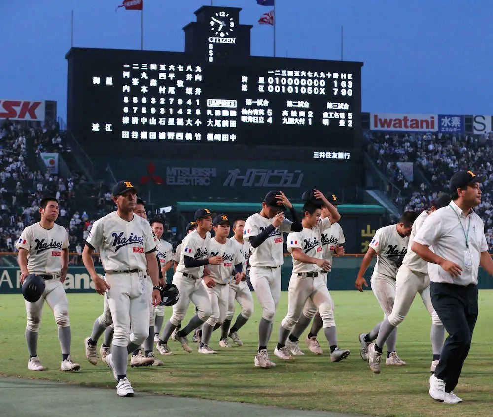 【画像・写真】惜しくも8強入りを逃した海星・加藤監督が「野球人生で一番堪えた試合」とは…