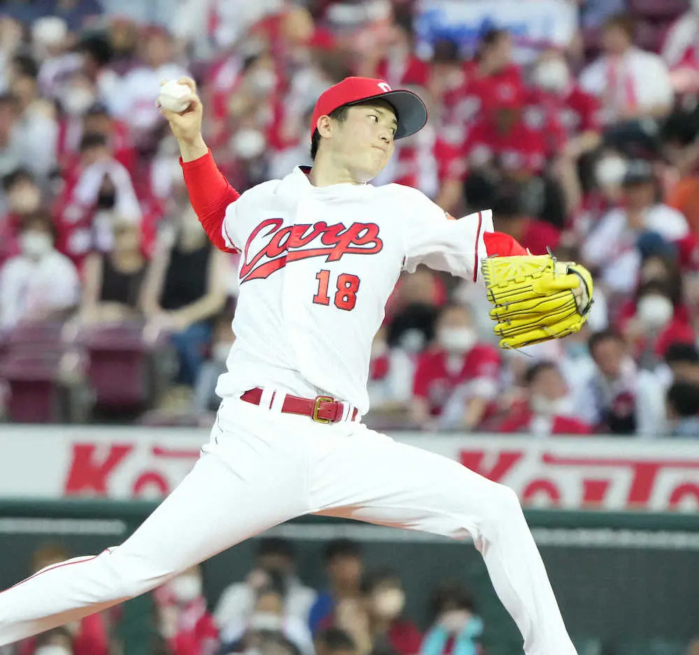 【画像・写真】16日中日戦先発の広島・森下　2年ぶり２桁勝利へ柳と投げ合い「勝ちたい気持ちは強くあります」