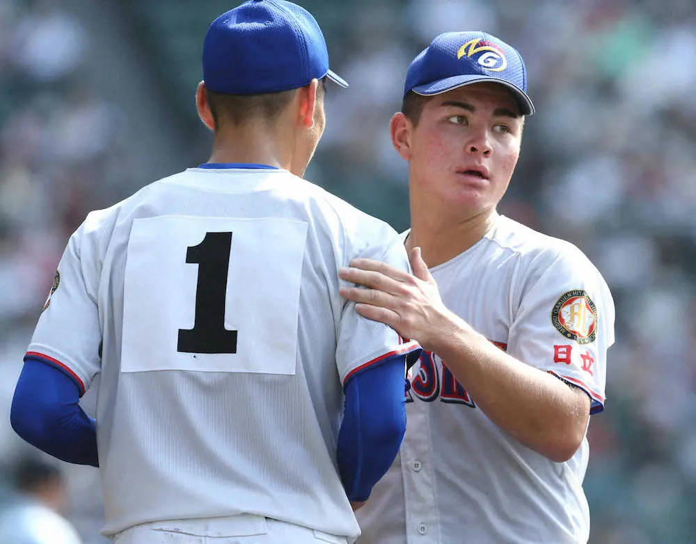 【画像・写真】明秀学園日立　石川→猪俣→石川→猪俣→石川→猪俣の執念継投実らず