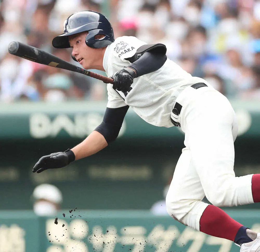 【画像・写真】【甲子園】大阪桐蔭は丸山・海老根が連続適時打で先制　聖望学園戦に続き初回2点