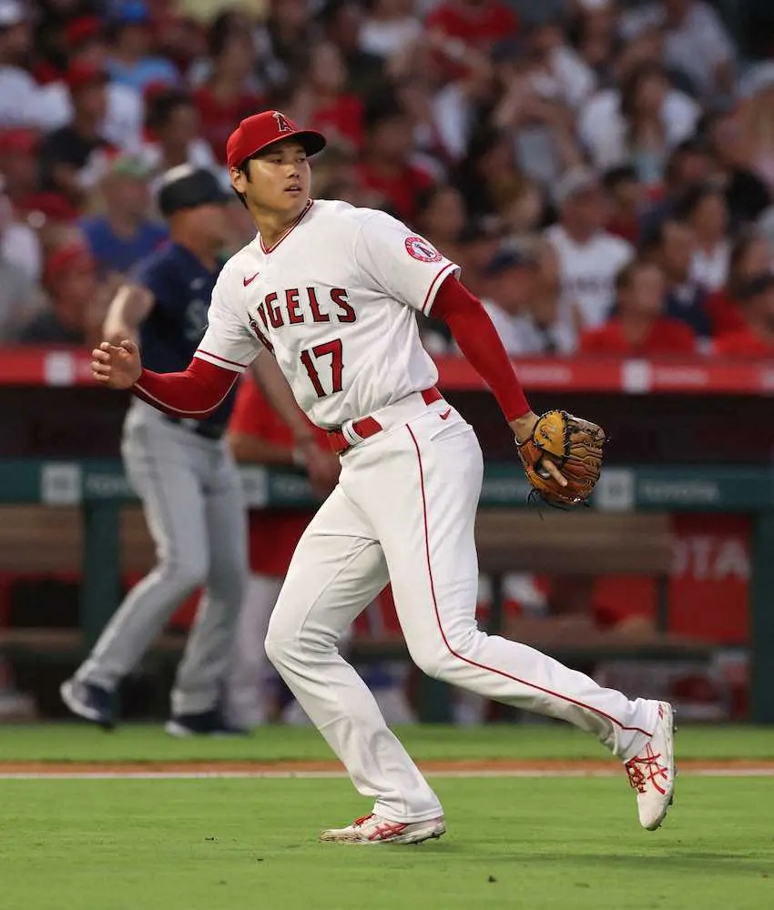 【画像・写真】大谷翔平　6回2失点で11勝目ならず　「2番・投手兼DH」二刀流出場