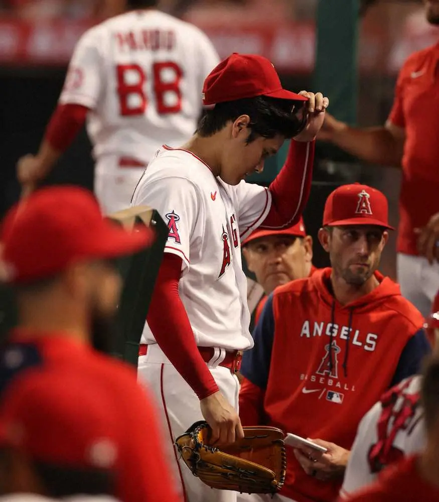 【画像・写真】大谷翔平　6回2失点で今季11勝目ならず　二刀流出場で快足飛ばし内野安打も…エ軍は敗戦