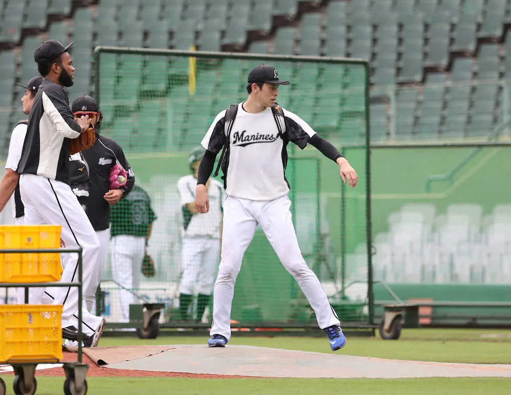 【画像・写真】ロッテ朗希、後半戦初白星となる7勝目を目指し、17日のオリックス戦で田嶋と投げ合い