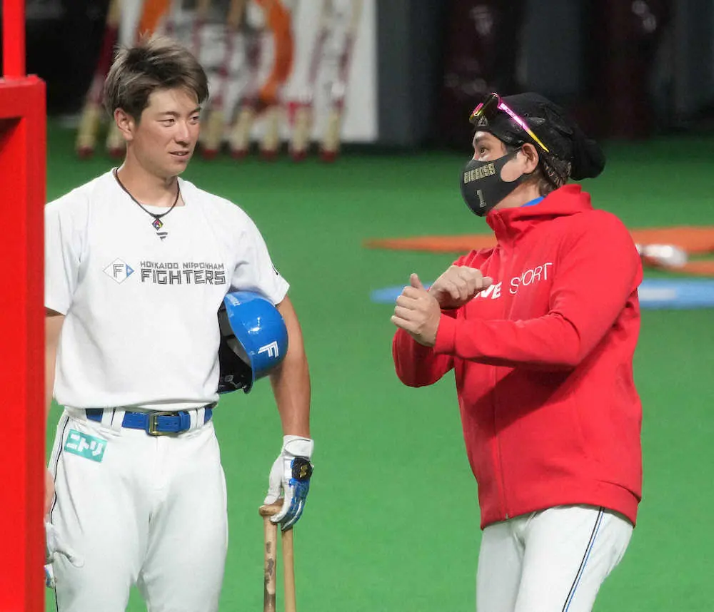 【画像・写真】日本ハム・新庄監督、強行復帰の松本剛に「ランナーいたら全てバントのつもりではいました」