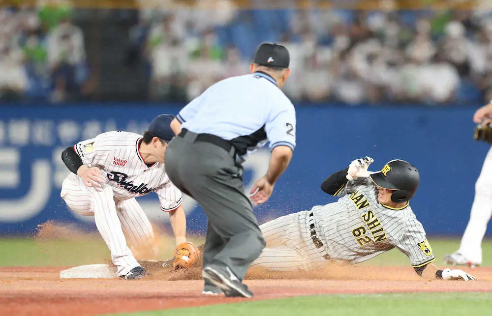 【画像・写真】【内田雅也の追球】ギラギラもガムシャラも見えた阪神の敗戦　一打同点の場面演出した植田の二盗にしびれた