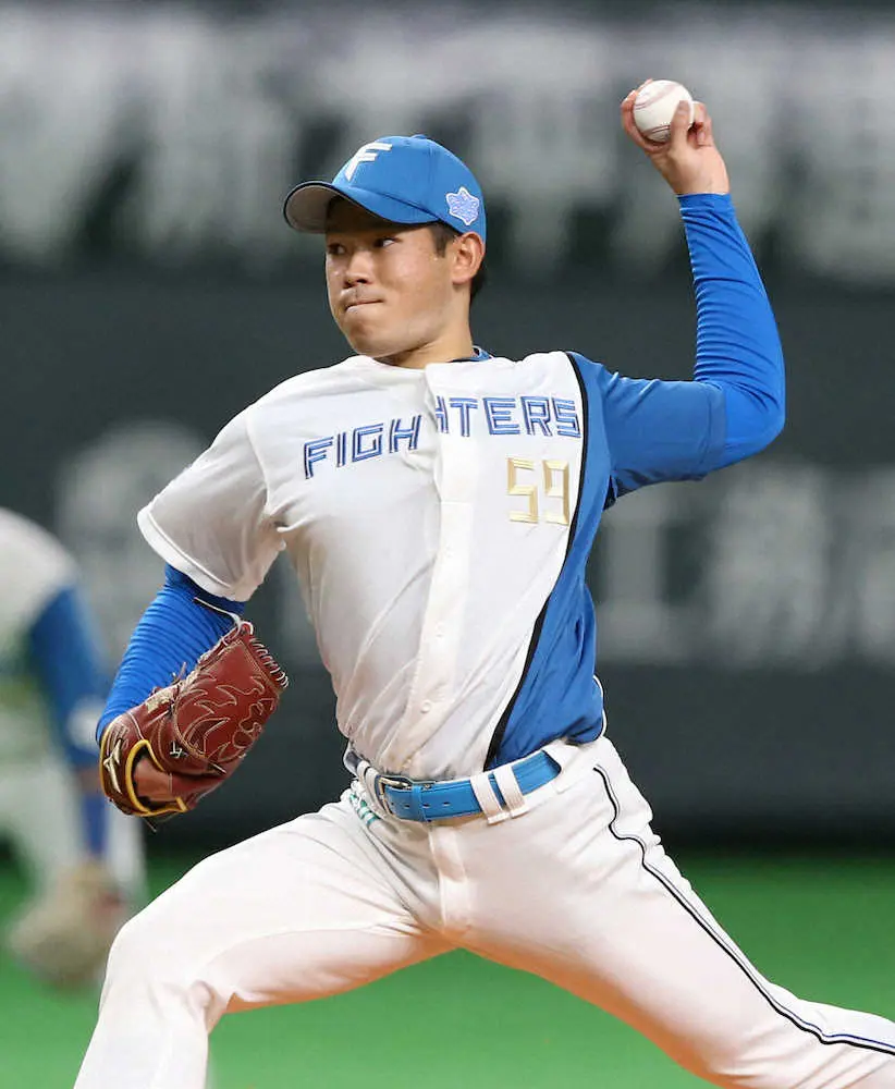 【画像・写真】日本ハム・根本　自己最長7回1/3、自己最多105球を投げ2失点の力投