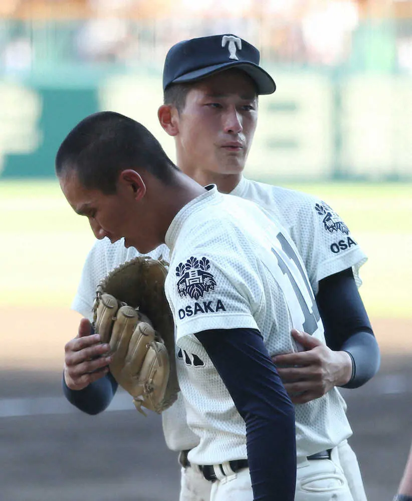 【画像・写真】【甲子園】大阪桐蔭・松尾は涙「自分たちの代が終わってしまったと実感して悔しく思います」