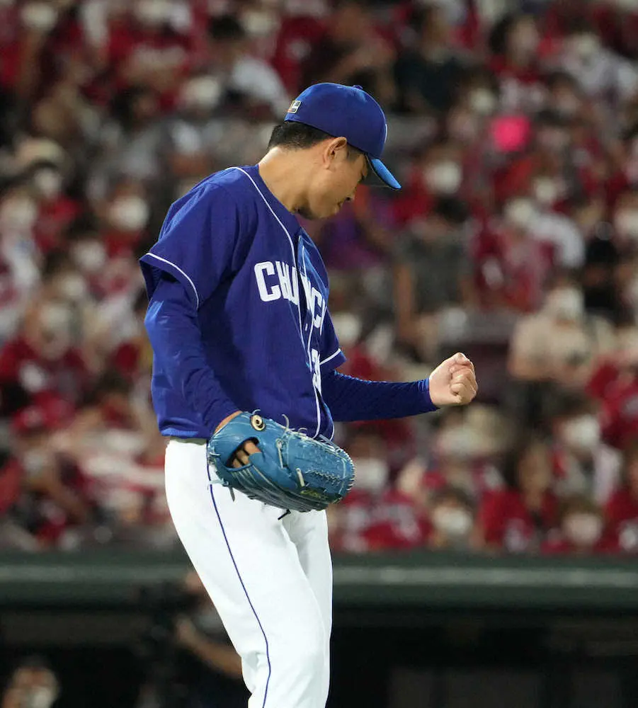 【画像・写真】中日・松葉　6回1失点でビジター初勝利“自分らしさ”取り戻してゴロアウトの山