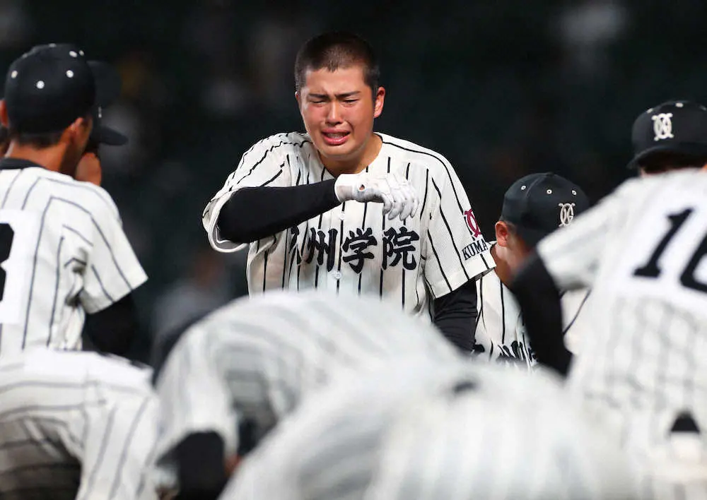 【画像・写真】九州学院　直江先発回避裏目…村上慶太も無安打　進路は「今後決めていこうと」