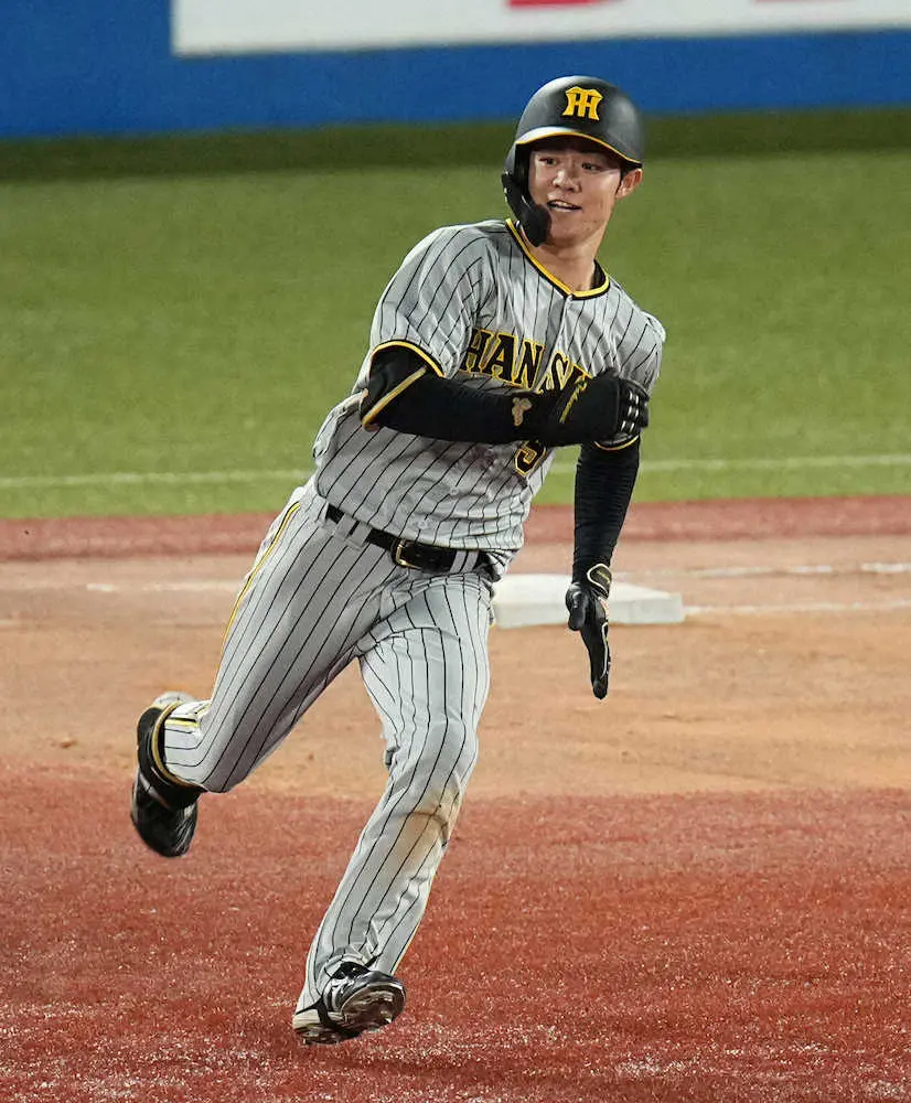 【画像・写真】阪神10点大脱出!　緊急昇格「1番・中野」が躍動　前夜、井上ヘッドの“お願い”が「心に刺さりました」