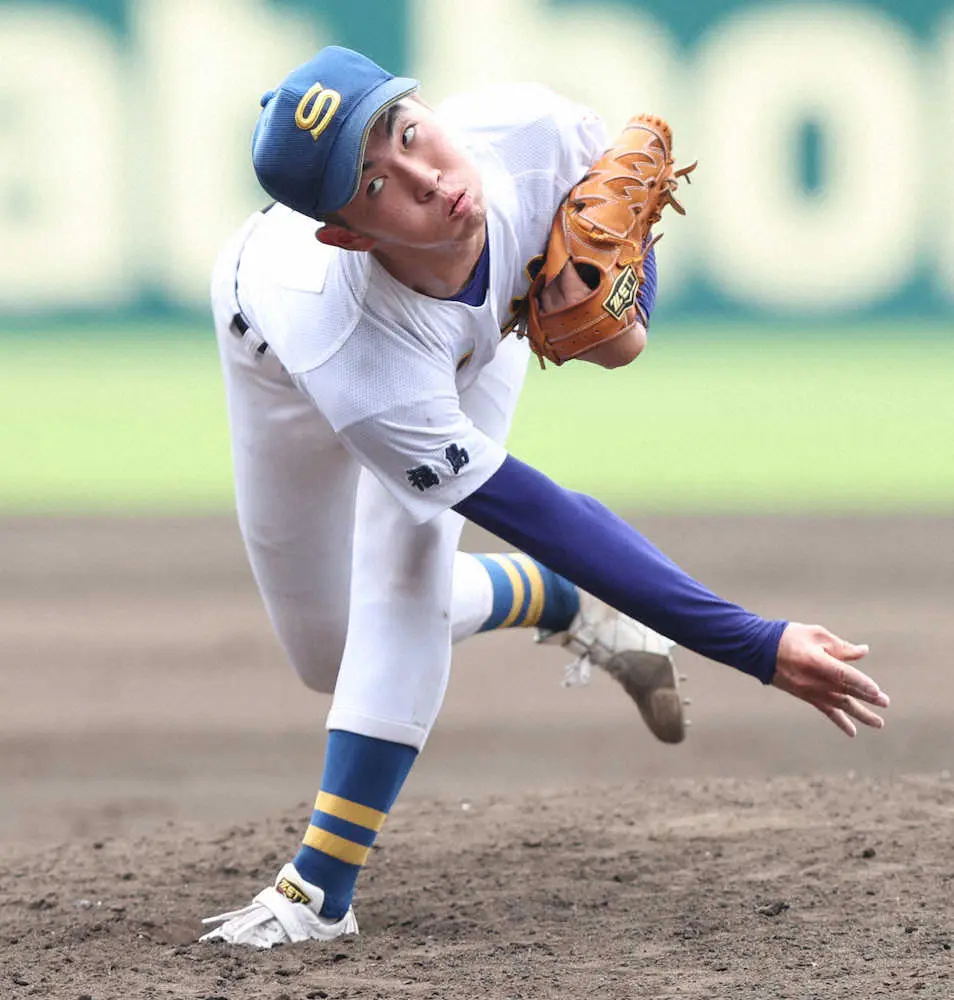 【画像・写真】【甲子園】聖光学院　エース佐山“あと12球”涙の熱投　「絶対にプロ野球へ行きたい」大学での成長誓う