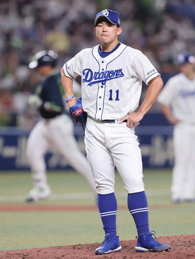 【画像・写真】中日・小笠原　村上の2発に沈む…立浪監督「2本打たれたらあかんですね」チームも3連勝ならず