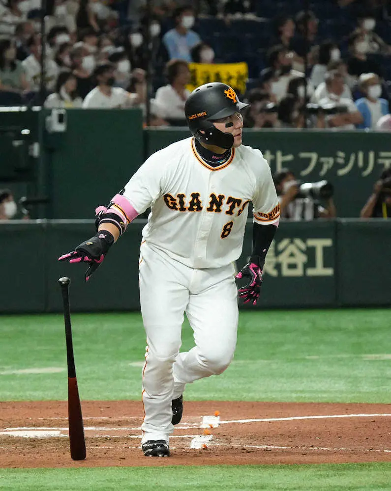 【画像・写真】巨人・丸　2球団で100号達成！チームトップタイ23号