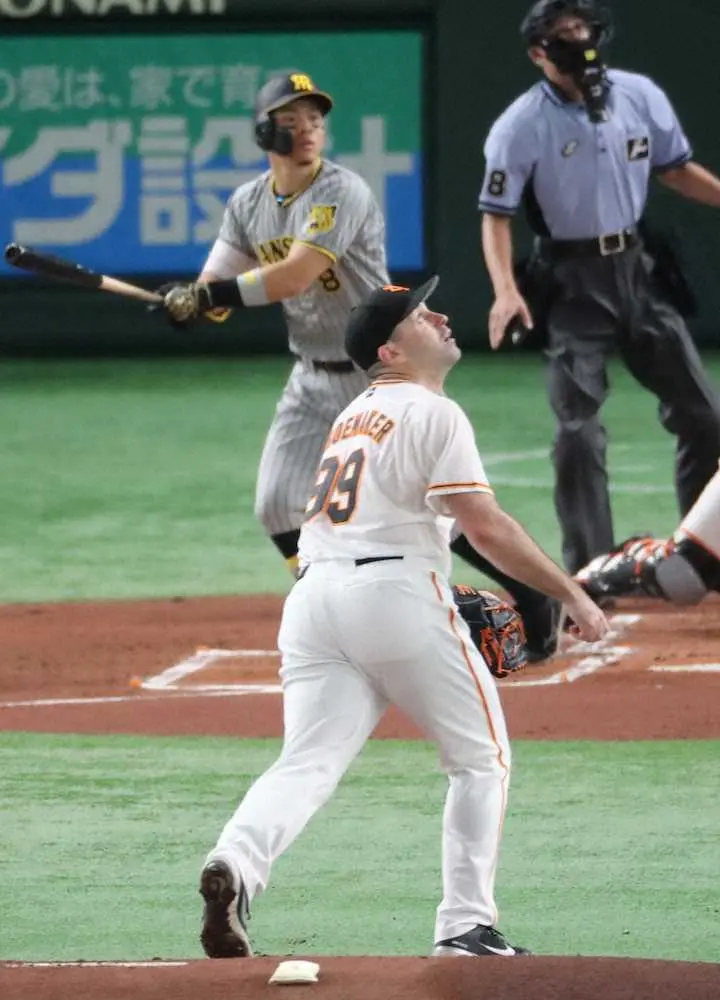【画像・写真】巨人シューメーカー、2カ月ぶり勝利ならず　初回2失点、5回途中10安打3失点KO