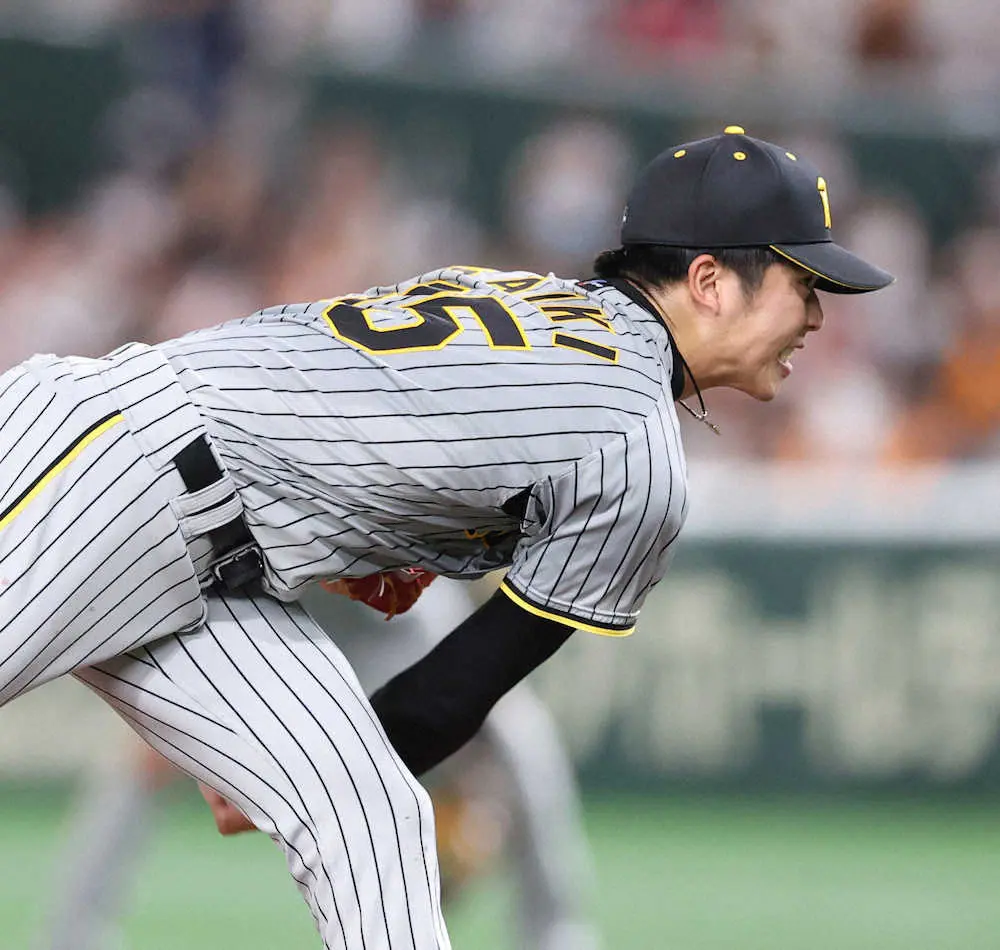 【画像・写真】阪神　先発・才木　18年8月8日以来、4年ぶりの巨人戦で好投　6回1/3を4安打1失点