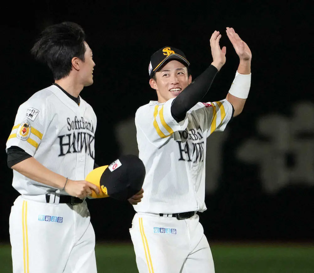 【画像・写真】ソフトバンク野村勇　2本塁打で10号到達に「絶対打ってやろうと…光栄」　球団新人本塁打記録に並ぶ