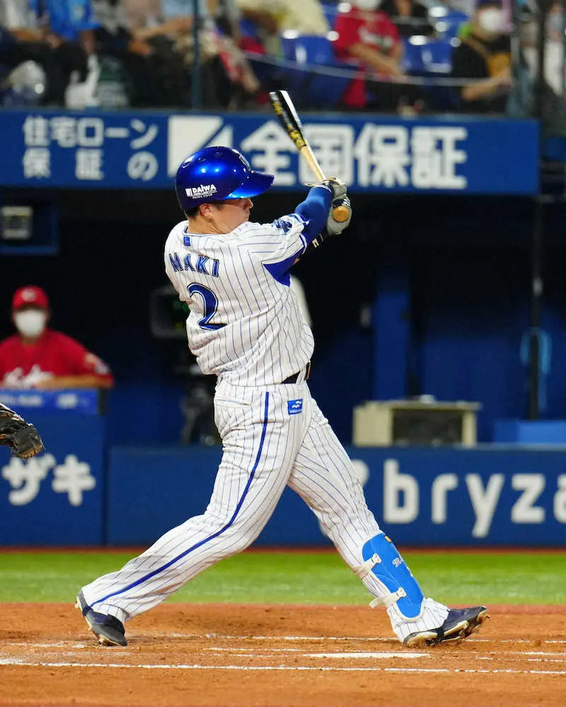 【画像・写真】DeNA牧が20号ソロ　入団1年目から2年連続20号は球団史上初「京山の躍動、援護できて良かった」