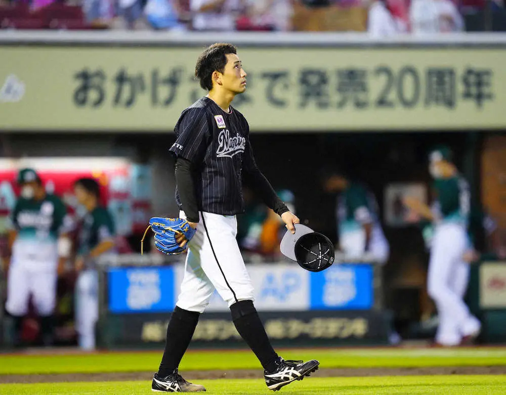 【画像・写真】ロッテ・小島が不運9敗目　16度目零敗に井口監督「援護できなかった」