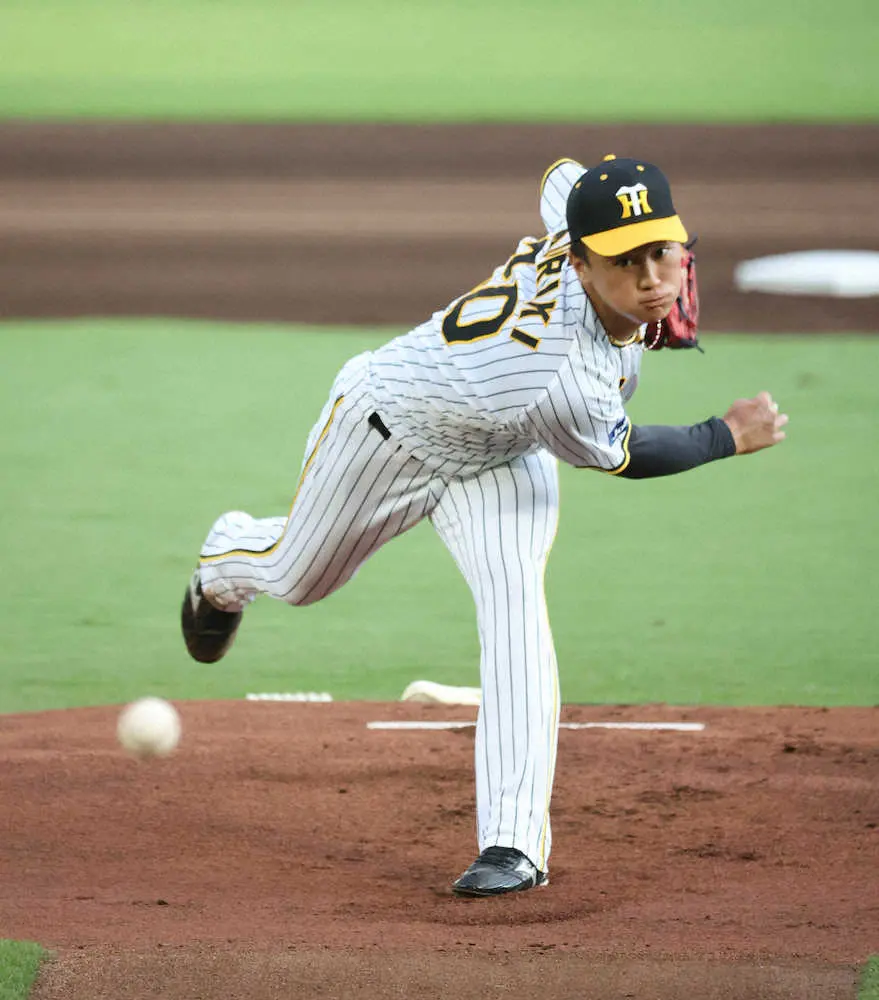 【画像・写真】＜ウエスタン阪神・中日＞先発登板する森木（撮影・後藤　正志）