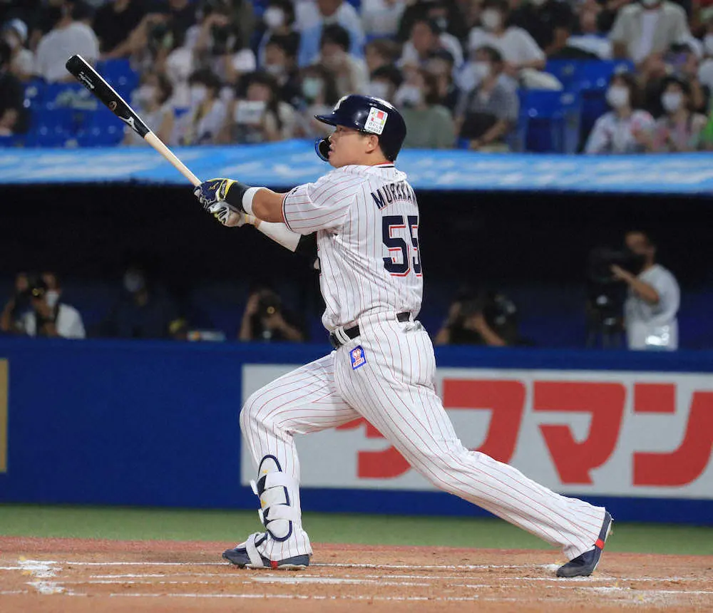 【画像・写真】「8月男」ヤクルト・村上がDeNAの連勝止める　今季も好調、打率.400に7本塁打