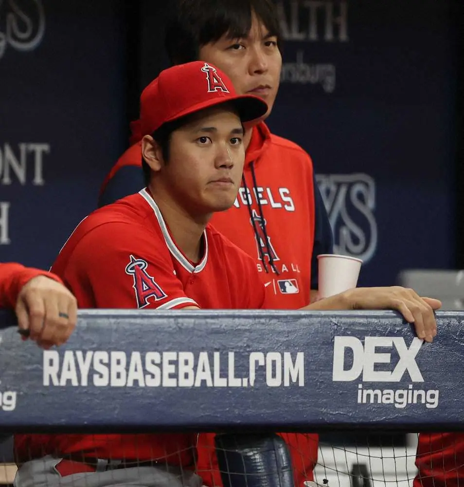 【画像・写真】大谷翔平　代打で空振り三振　2年連続で規定打席に到達　前日はウイルス性胃腸炎で途中交代