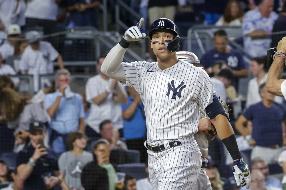 【画像・写真】ヤンキースのジャッジが47号　8月はようやく6勝目　メッツのシャーザーは10勝目ならず