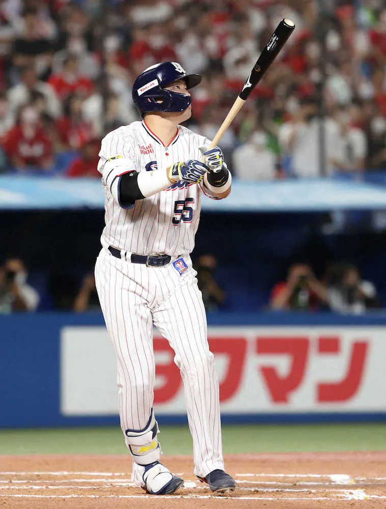 【画像・写真】ヤクルト村上　45号逆転3ラン！球団日本人最多を更新！「みんなが繋いでくれたので」最年少150号王手
