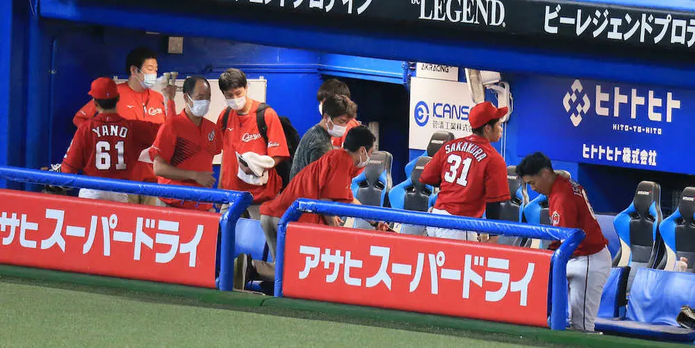 【画像・写真】広島6連敗…村上に2度の申告敬遠もヤクルト戦2年連続の負け越し決定