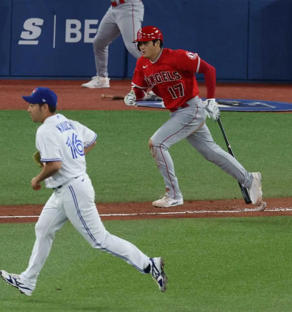 【画像・写真】エンゼルス・大谷　Bジェイズ・雄星先輩には無安打も1安打2打点で勝利貢献
