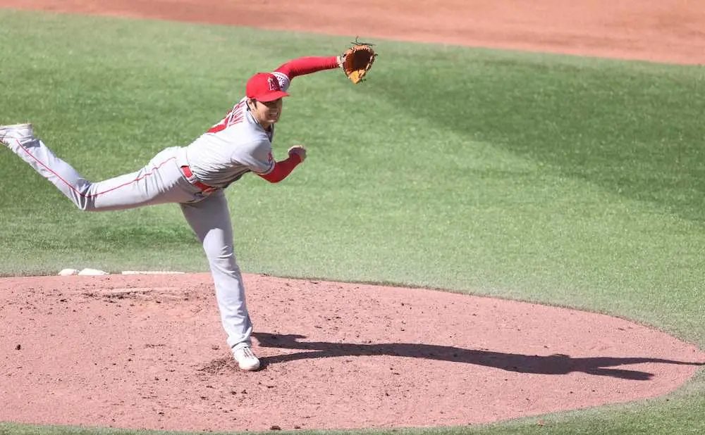 【画像・写真】大谷翔平　今季最多109球熱投で11勝目　シーズン「ダブル規定」到達へ大きく前進