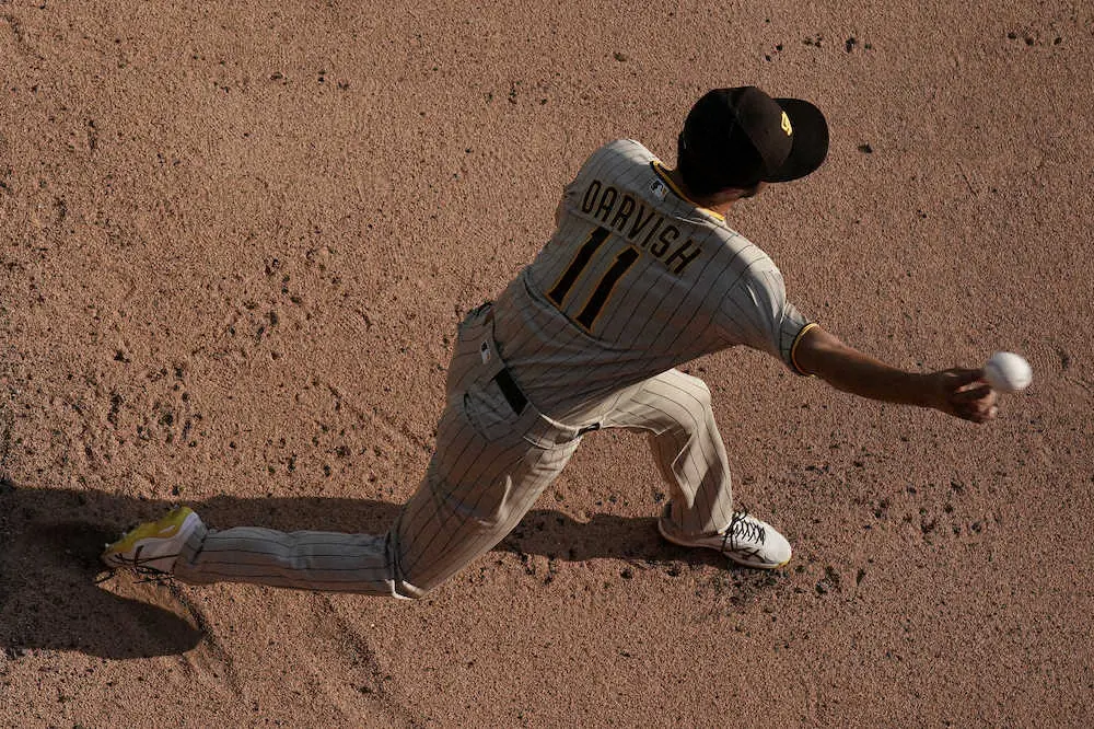 【画像・写真】ダルビッシュ　安定感抜群7回3失点　産休制度「父親リスト」入り明け初戦、粘りの投球で11勝目