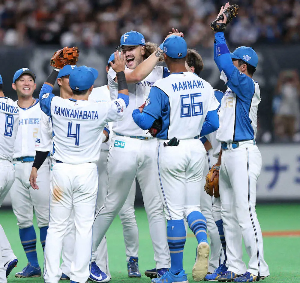 日本ハム ポンセ 28人斬りノーヒッター シーズン5人目は年ぶりプロ野球最多タイ スポニチ Sponichi Annex 野球