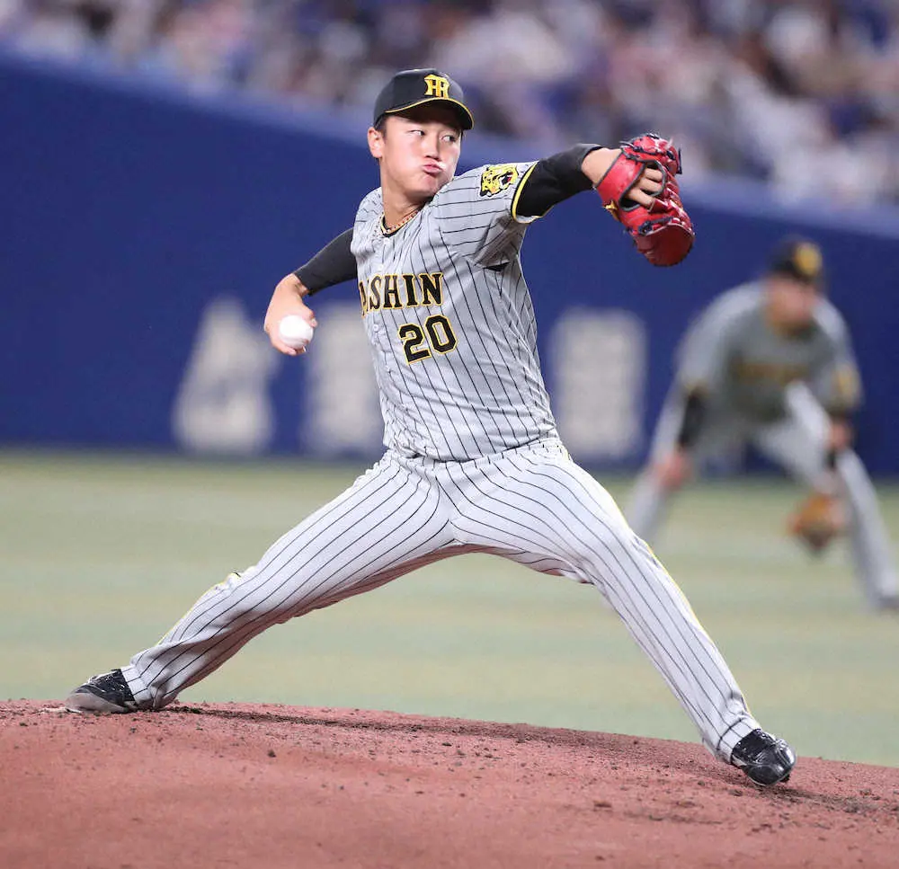 【画像・写真】阪神先発・森木、序盤3回を9人斬り　土田から初奪三振も