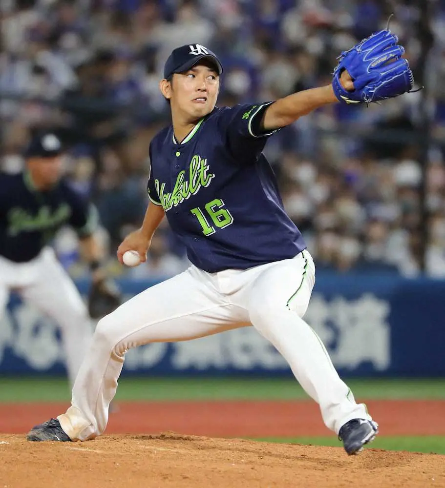 【画像・写真】突如乱れたヤクルト原樹理　自己新8勝の権利から一転、突然の3連続四球で降板　白星消滅