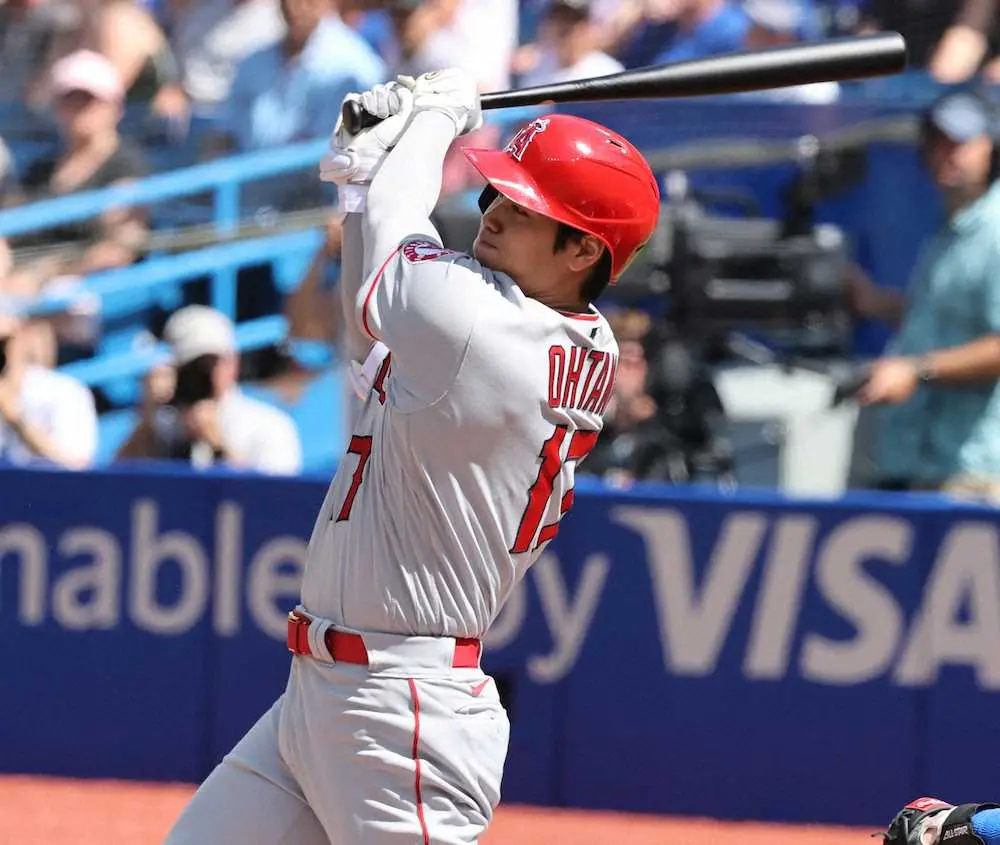【画像・写真】エンゼルス・大谷　11勝目翌日は10試合ぶりの28号弾&3安打　エ軍は4発で3連勝