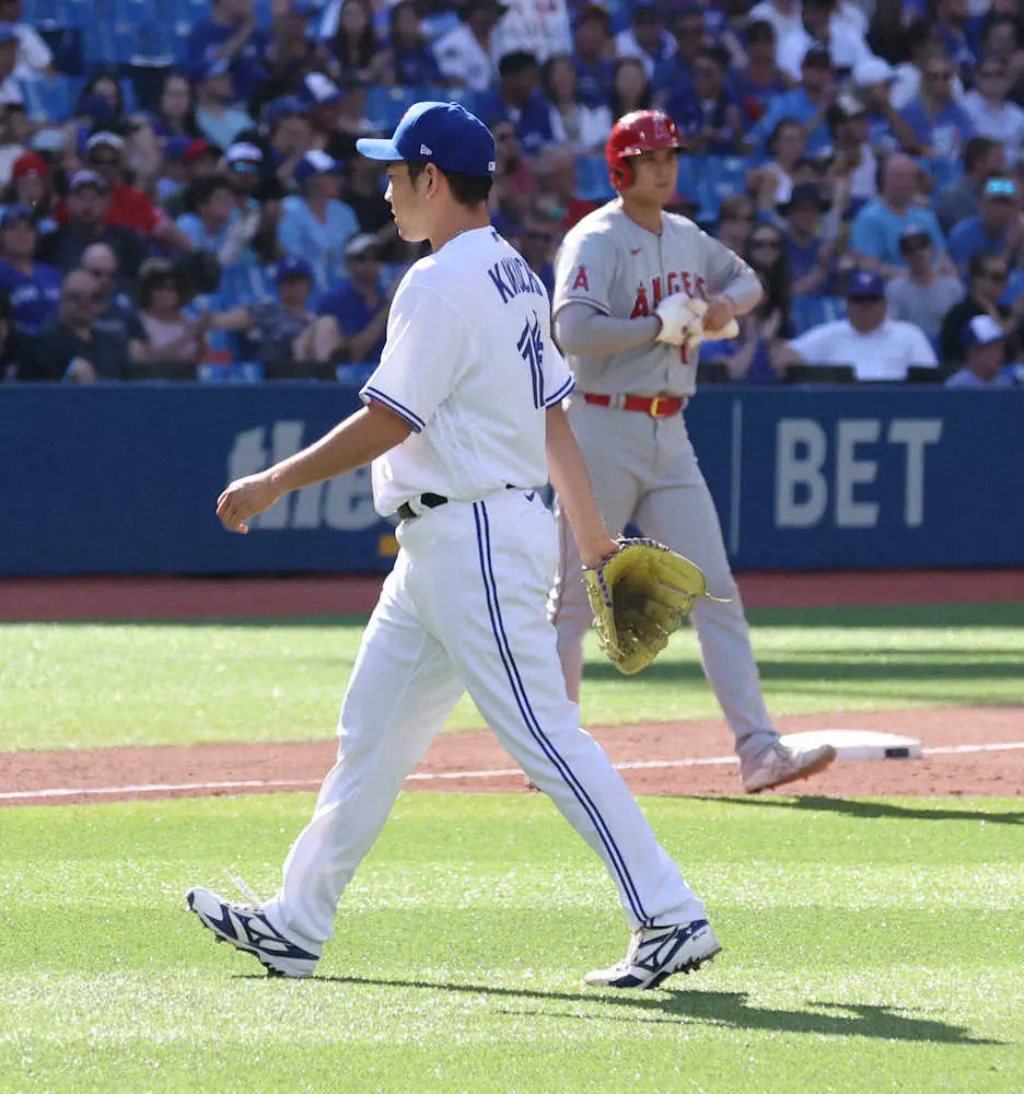 【画像・写真】ブルージェイズ・雄星　9回2死満塁から登板　左打者相手に空振り三振に仕留め「自信」