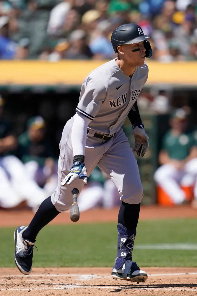 【画像・写真】ヤンキース・ジャッジ　両リーグ最速50号！　MVP争い大谷29号に負けじ　50発複数回は史上10人目