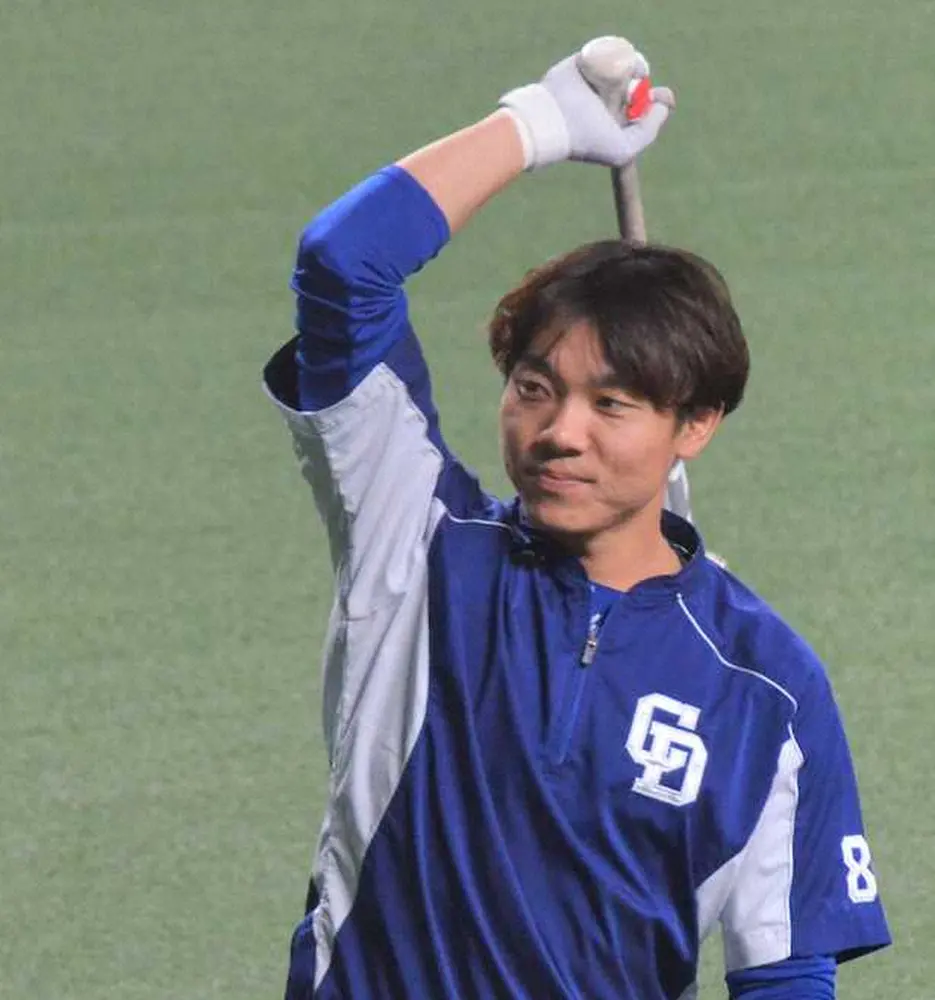 【画像・写真】中日・大島、3の0で打率・321に下降　首位打者争いヤクルト・村上との差広がる