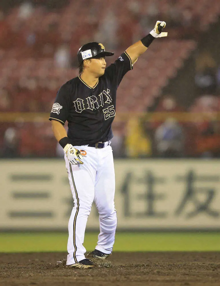 【画像・写真】オリ逆転星で2位に2差接近　ラオウ代役の西村、楽天・松井裕からV撃
