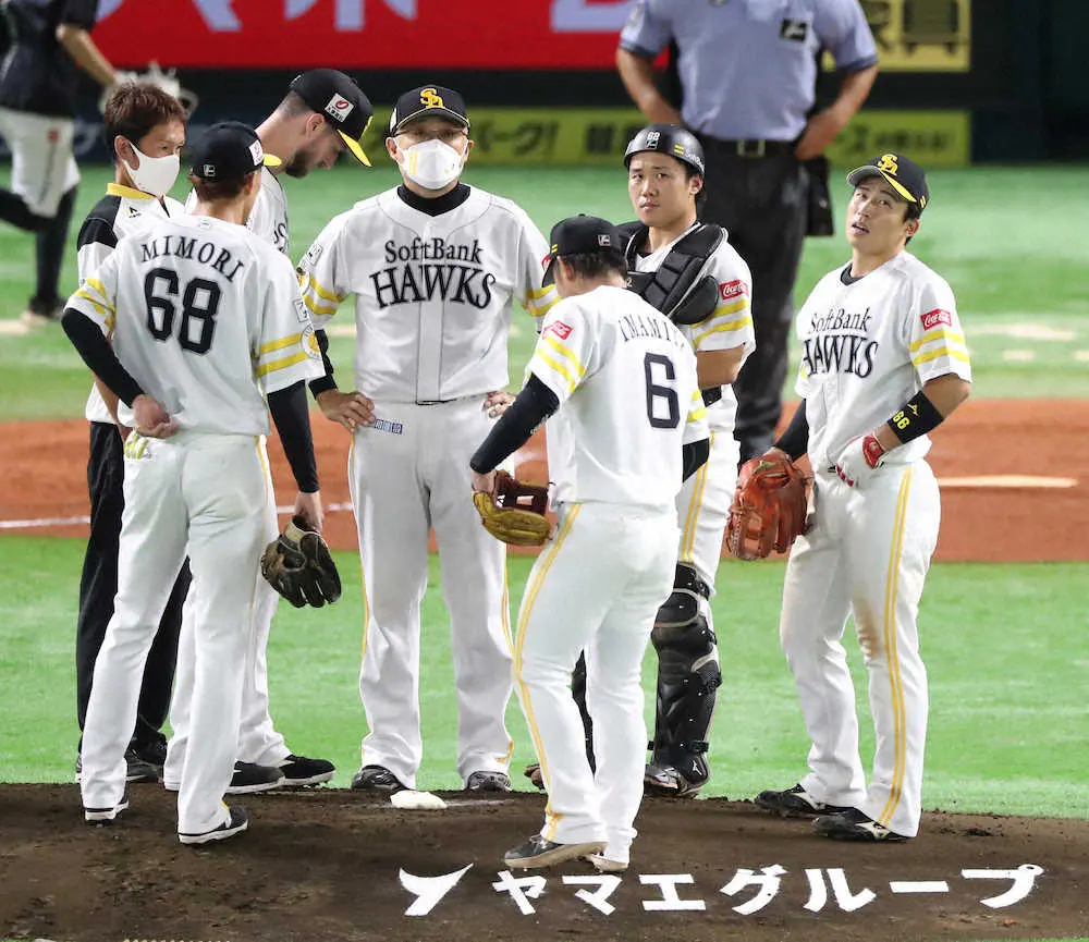 【画像・写真】ソフトB・レイ　7回4失点で4敗目　今季ワースト6四死球に「テンポも悪くなってしまった」