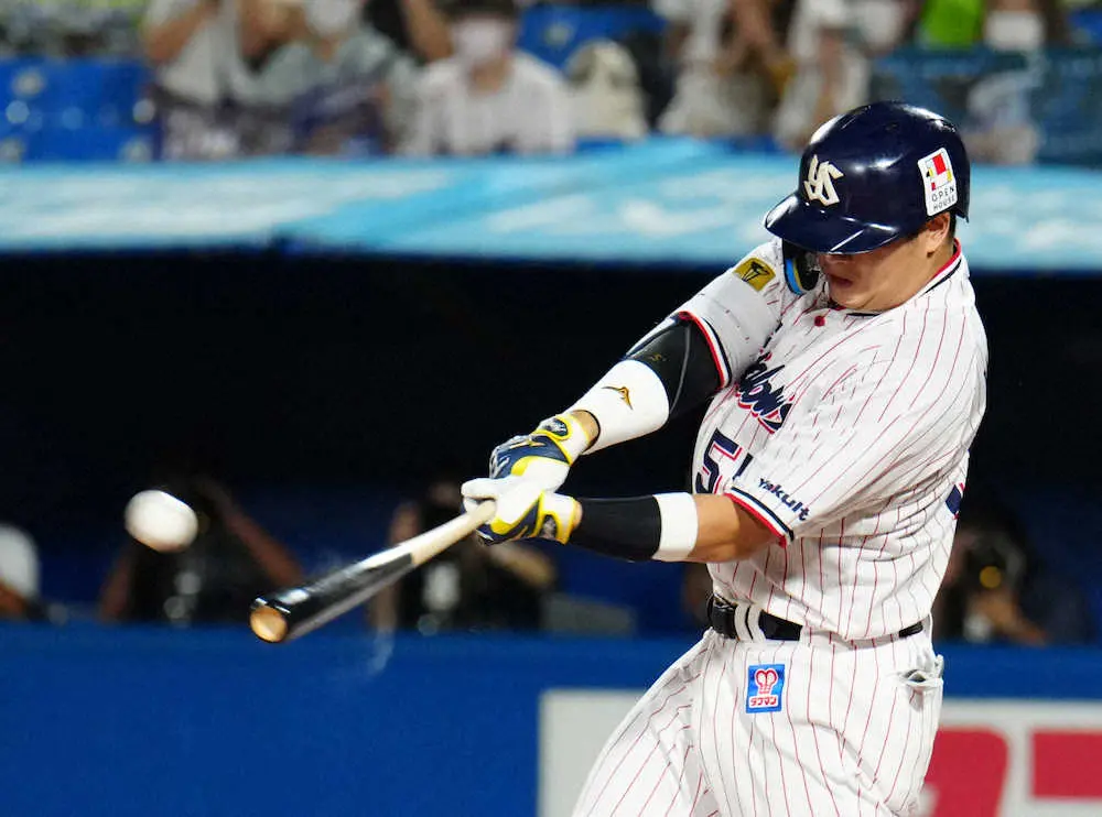 【画像・写真】ヤクルト村上、王抜いた最年少50号　02年松井秀喜以来日本人20年ぶり大台　打った瞬間「確信歩き」