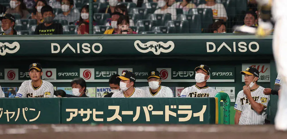 【画像・写真】阪神・島田　天国から地獄…犠打失敗、盗塁成功もベース通り過ぎタッチアウト