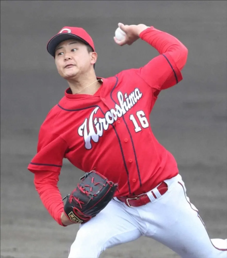 【画像・写真】広島・森　7日の中日戦でプロ初先発へ「CSもかかっているので勝ちに貢献したい」