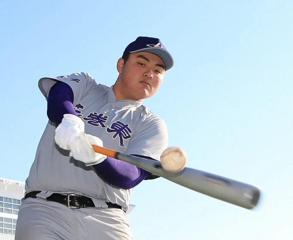 【画像・写真】花巻東・麟太郎、捕手で初先発　秋季岩手県大会予選決勝7回コールド勝ち