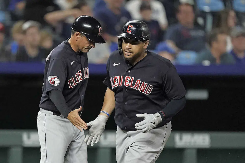 【画像・写真】ア・リーグ中地区首位のガーディアンズが連敗を5で阻止　敵地カンザスシティーでロイヤルズに辛勝