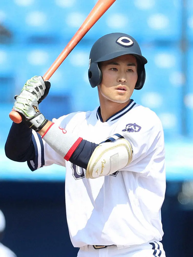 【画像・写真】日本ハム・石井一成の弟・中大の石井巧が勝ち越しV二塁打　「とにかく後ろにつなぐ」