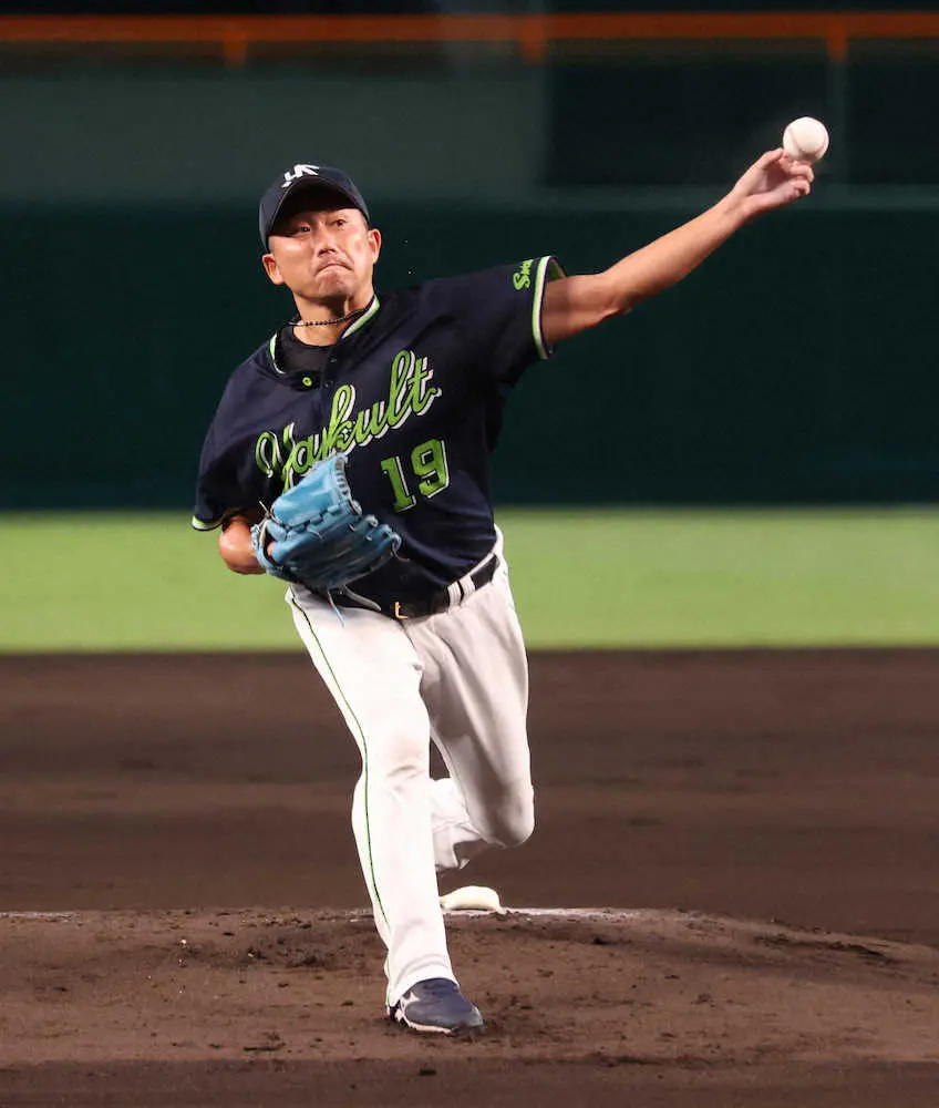 【画像・写真】42歳のヤクルト石川　6勝目の権利を得て降板！6回途中4失点の粘投