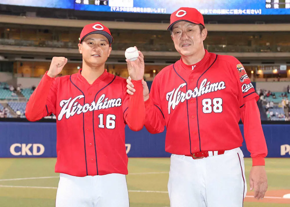 【画像・写真】初勝利の広島・森　鳥取から届く父・寛之さんのエールを力に変えて