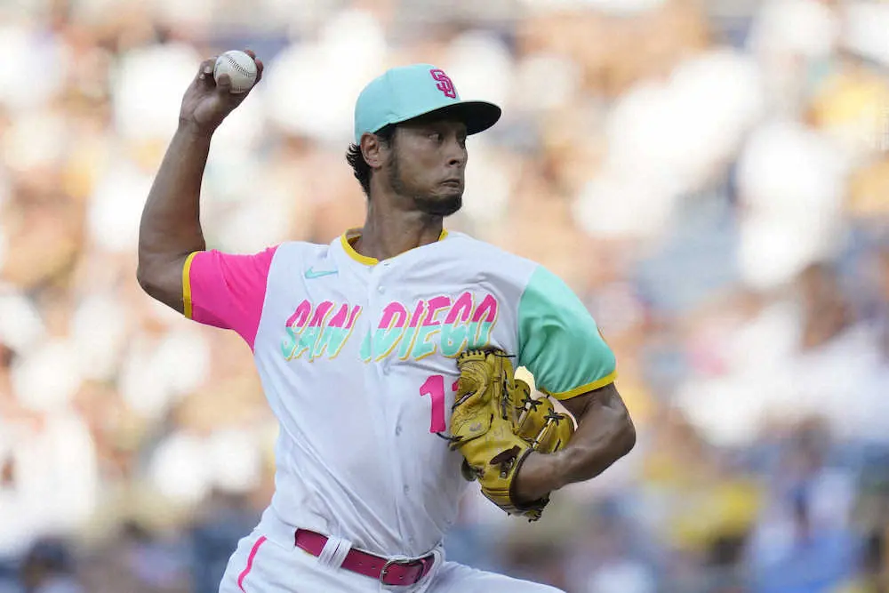 【画像・写真】ダルビッシュ　6回まで3失点、3発被弾も2点リード、勝てば9年ぶり13勝、日本人投手1001勝目